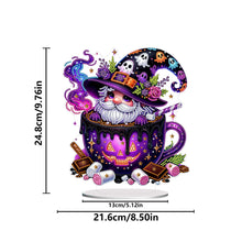 Load image into Gallery viewer, Acrylic Special Shaped Halloween Table Top Diamond Painting Ornament Kits (C)
