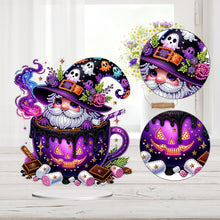 Load image into Gallery viewer, Acrylic Special Shaped Halloween Table Top Diamond Painting Ornament Kits (C)

