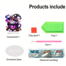 Load image into Gallery viewer, Acrylic Special Shaped Halloween Table Top Diamond Painting Ornament Kits (C)
