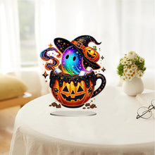 Load image into Gallery viewer, Acrylic Special Shaped Halloween Table Top Diamond Painting Ornament Kits (D)
