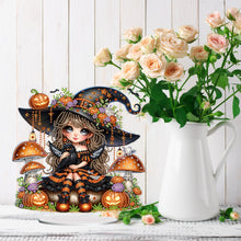 Load image into Gallery viewer, Acrylic Special Shaped Halloween Table Top Diamond Painting Ornament Kits (H)

