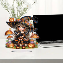Load image into Gallery viewer, Acrylic Special Shaped Halloween Table Top Diamond Painting Ornament Kits (H)
