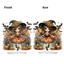 Load image into Gallery viewer, Acrylic Special Shaped Halloween Table Top Diamond Painting Ornament Kits (I)
