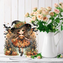 Load image into Gallery viewer, Acrylic Special Shaped Halloween Table Top Diamond Painting Ornament Kits (I)
