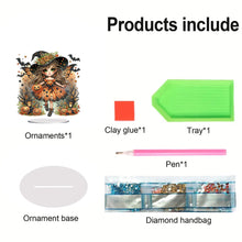 Load image into Gallery viewer, Acrylic Special Shaped Halloween Table Top Diamond Painting Ornament Kits (I)

