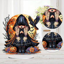 Load image into Gallery viewer, Acrylic Special Shaped Halloween Table Top Diamond Painting Ornament Kits (K)
