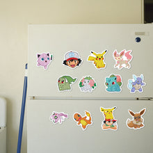 Load image into Gallery viewer, 12Pcs Diamond Painting Fridge Magnet Pokemon Fridge Stickers for Home Decor
