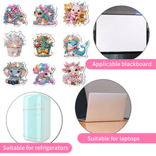 Load image into Gallery viewer, 12Pcs Diamond Painting Fridge Magnet Animal Cupcake Diamond Art Fridge Stickers
