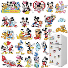 Load image into Gallery viewer, 25Pcs Mickey and Friends Diamond Painting Fridge Stickers for Fridge Whiteboards
