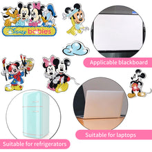 Load image into Gallery viewer, 25Pcs Mickey and Friends Diamond Painting Fridge Stickers for Fridge Whiteboards
