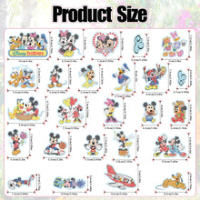 Load image into Gallery viewer, 25Pcs Mickey and Friends Diamond Painting Fridge Stickers for Fridge Whiteboards
