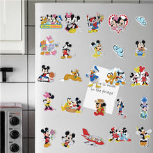 Load image into Gallery viewer, 25Pcs Mickey and Friends Diamond Painting Fridge Stickers for Fridge Whiteboards
