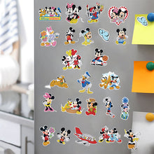 Load image into Gallery viewer, 25Pcs Mickey and Friends Diamond Painting Fridge Stickers for Fridge Whiteboards
