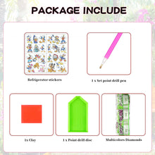 Load image into Gallery viewer, 24Pcs Donald Duck Series Diamond Painting Fridge Magnet Donald Duck and Friends
