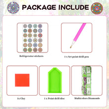 Load image into Gallery viewer, 24Pcs Mandala Diamond Painting Fridge Magnet Fridge Stickers for Home Decor
