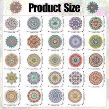 Load image into Gallery viewer, 24Pcs Mandala Diamond Painting Fridge Magnet Fridge Stickers for Home Decor
