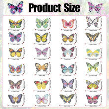 Load image into Gallery viewer, 24Pcs Butterfly Diamond Painting Fridge Magnet Fridge Stickers for Home Decor
