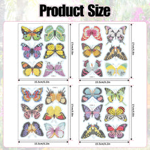 Load image into Gallery viewer, 24Pcs Butterfly Diamond Painting Fridge Magnet Fridge Stickers for Home Decor
