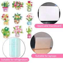 Load image into Gallery viewer, 30Pcs Plant Diamond Painting Fridge Magnet Fridge Stickers for Home Decor
