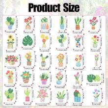 Load image into Gallery viewer, 30Pcs Plant Diamond Painting Fridge Magnet Fridge Stickers for Home Decor
