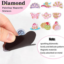 Load image into Gallery viewer, 30Pcs Dessert Diamond Painting Fridge Magnet Fridge Stickers for Home Decor
