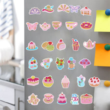 Load image into Gallery viewer, 30Pcs Dessert Diamond Painting Fridge Magnet Fridge Stickers for Home Decor
