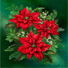 Load image into Gallery viewer, Diamond Painting - Full Square - Christmas poinsettia (30*40CM)
