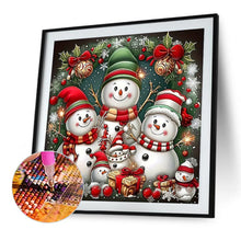 Load image into Gallery viewer, AB Diamond Painting - Full Round - Christmas snowman (40*40CM)
