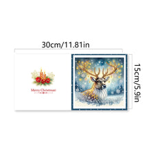 Load image into Gallery viewer, 6Pcs Christmas Bow DIY Diamond Painting Card Rhinestone Painting Card Kit
