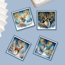 Load image into Gallery viewer, 6Pcs Christmas Bow DIY Diamond Painting Card Rhinestone Painting Card Kit
