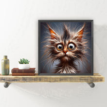 Load image into Gallery viewer, Diamond Painting - Full Round - Fried cat (30*30CM)
