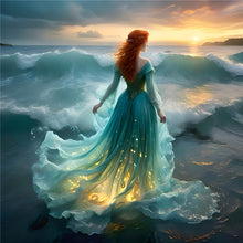 Load image into Gallery viewer, Diamond Painting - Full Round - Girl with gorgeous skirt (40*40CM)
