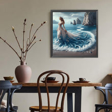 Load image into Gallery viewer, Diamond Painting - Full Round - Girl with gorgeous skirt (40*40CM)
