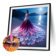 Load image into Gallery viewer, Diamond Painting - Full Round - Girl with gorgeous skirt (40*40CM)
