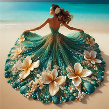 Load image into Gallery viewer, Diamond Painting - Full Round - Girl with gorgeous skirt (40*40CM)
