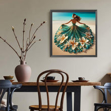 Load image into Gallery viewer, Diamond Painting - Full Round - Girl with gorgeous skirt (40*40CM)
