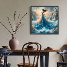 Load image into Gallery viewer, Diamond Painting - Full Round - Girl with gorgeous skirt (40*40CM)
