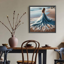 Load image into Gallery viewer, Diamond Painting - Full Round - Girl with gorgeous skirt (40*40CM)
