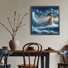 Load image into Gallery viewer, Diamond Painting - Full Round - Girl with gorgeous skirt (40*40CM)
