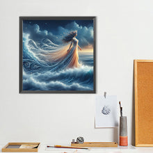 Load image into Gallery viewer, Diamond Painting - Full Round - Girl with gorgeous skirt (40*40CM)
