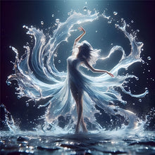 Load image into Gallery viewer, Diamond Painting - Full Round - Girl with gorgeous skirt (40*40CM)
