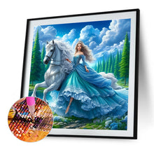 Load image into Gallery viewer, Diamond Painting - Full Round - Girl with gorgeous skirt (40*40CM)

