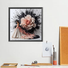Load image into Gallery viewer, Diamond Painting - Full Round - Girl with gorgeous skirt (40*40CM)
