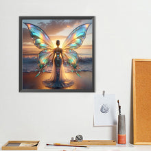 Load image into Gallery viewer, Diamond Painting - Full Round - Girl with gorgeous skirt (40*40CM)
