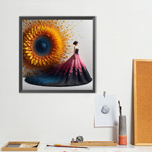 Load image into Gallery viewer, Diamond Painting - Full Round - Girl with gorgeous skirt (40*40CM)
