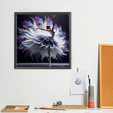 Load image into Gallery viewer, Diamond Painting - Full Round - Girl with gorgeous skirt (40*40CM)
