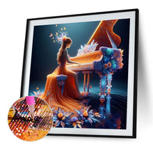 Load image into Gallery viewer, Diamond Painting - Full Round - Girl with gorgeous skirt (40*40CM)
