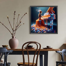 Load image into Gallery viewer, Diamond Painting - Full Round - Girl with gorgeous skirt (40*40CM)
