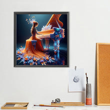 Load image into Gallery viewer, Diamond Painting - Full Round - Girl with gorgeous skirt (40*40CM)
