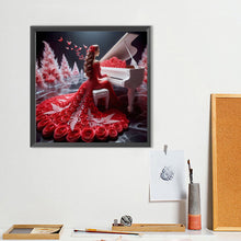 Load image into Gallery viewer, Diamond Painting - Full Round - Girl with gorgeous skirt (40*40CM)
